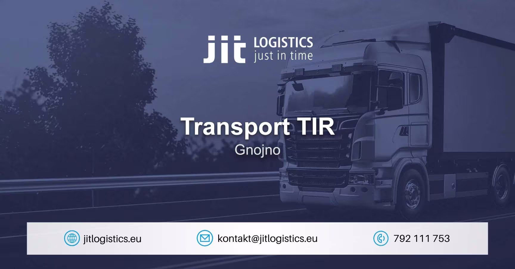 Transport TIR Gnojno